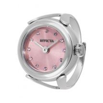 Invicta Mini 49072 Dames Horloge - Quartz Uurwerk - Roestvrij Staal met roze Wijzerplaat - 17mm