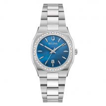 Bulova Surveyor Dames Horloge Zilverkleurig 96R246