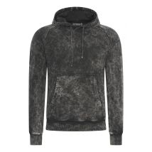 Gewassen hoodie met een used look