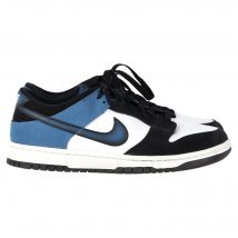 Nike Dunk Lage Sneakers in Industriëel Blauw Leer