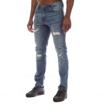 Heren Bench Duddley Slim Jeans in Blauw