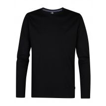 Petrol Industries - Heren Logo T-shirt Lange Mouwen Dolphinpark - Zwart