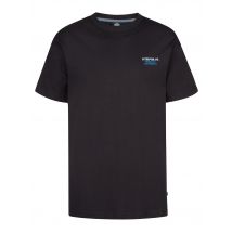 Petrol Industries - Jongens Backprint T-shirt Flamingoline - Zwart