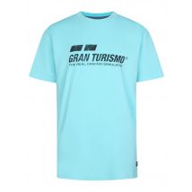 Petrol Industries - Jongens Logo T-shirt Gran Turismo Pit Stop - Blauw