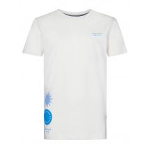 Petrol Industries - Jongens Logo T-shirt Citrusview - Wit