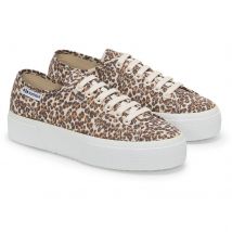 Superga 2740 Leopard Print Canvas Damesluipaard Sneakers