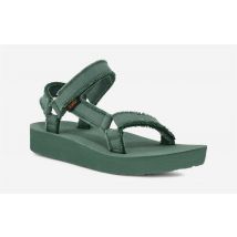 Teva Midform Universal Canvas Dames Groene Sandalen
