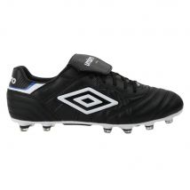 Umbro Heren Speciali Eternal Team HG Leren Voetbalschoenen (Zwart, Wit, Royaal Blauw)