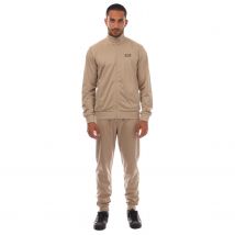 Heren Emporio Armani EA7 Logo Trainingspak in Beige