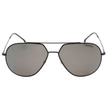 Carrera Matte Black Montuur Grijze PZ Lenzen Zonnebril
