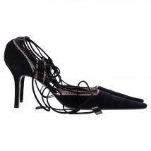 Givenchy Veterschoenen met Spitse Neus in Zwart Suède