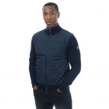 Heren Belstaff Kelbrook Ritssluiting Cardigan in Marineblauw