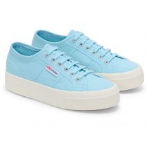Superga 2740 PLATFORM Katoenen Dames Crystal Azul Sneakers