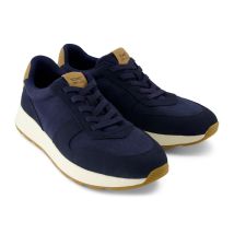 TOMS TRVL LITE Retro Leren Heren Sneakers in Marineblauw