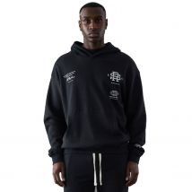 Men's Series 55 Versus Front Back Logo Hoodie in Black