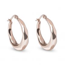 Bora Bora 4L-57SV-SYVG Hoepel Oorbellen voor Vrouwen