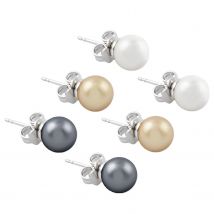 Set van 3 paar Pollença pareloorbellen Y1-P6H4-2BJ1 voor vrouwen