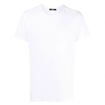 Balmain Paris Reliëflogo Wit T-shirt