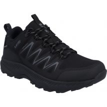 Hi-Tec Stealth Low Heren Wandelschoenen Van Polyester In Het Zwart/donkergrijs