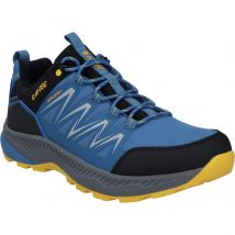 Hi-Tec Stealth Low Heren Wandelschoenen Van Polyester In Blauw/zwart/geel