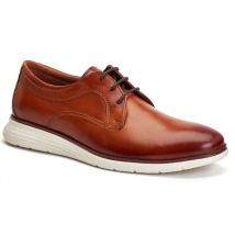 Base London Wing Leren Herenschoenen In Verbrande Tan Kleurige Derby-Stijl