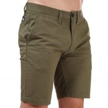 Weekend Offender Heren Dillenger Katoen Twill Korte Broek (Khaki)
