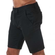 Weekend Offender Heren Dillenger Katoen Twill Korte Broek (Zwart)
