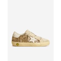 Meisjes Super-Star Glitter Sneakers in Beige