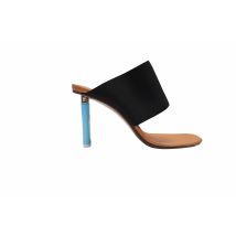 Vetements Lighter-heel Mules in Zwart Stretchcanvas