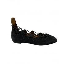 Isabel Marant Veterschoenen in Zwart Suède