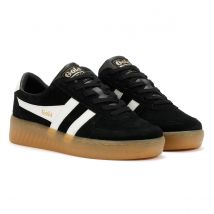 Gola Grandslam Dames Zwarte Suède Sneakers