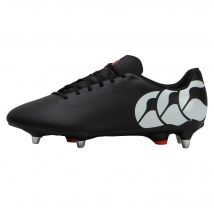 Canterbury Unisex Adult Speed Raze Zachte Grond Rugbyschoenen (Zwart, Wit)