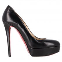 Christian Louboutin Bianca 120 Pumps in Zwart Leder