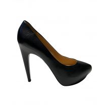 Giuseppe Zanotti Platform Hakken in Zwart Leer