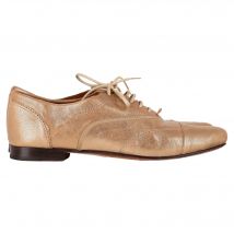 Lanvin Veter Oxford Schoenen in Gouden Leer