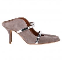 Malone Souliers Maureen 85 Muilen in Grijs Suede