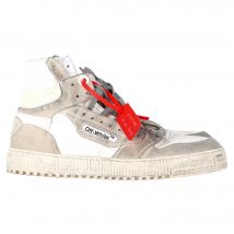 Off-White 3.0 Off-Court Hoge Sneakers in Wit Leer