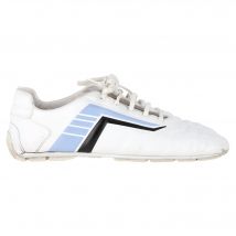 Prada Rev Lage Sneakers in Witte Leer