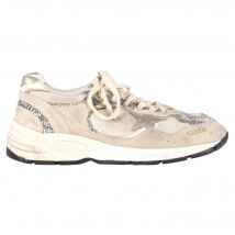 Golden Goose Dad-Star Sneakers in Beige Suède
