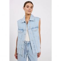 Norr Larisa denim waist coat -