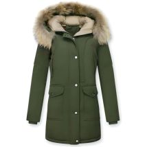 Gentile Bellini Parka jas met bontkraag - maat S