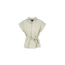 Elvira Collections Gilet romee ecru dessin