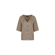 G-Maxx Tate knitting cardigan taupe