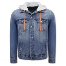 Local Fanatic Denim spijkejack met capuchon