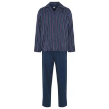 JBS Heren pyjama set lang gestreept met knoopsluiting