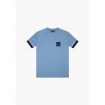 Black Donkey Kordaat t-shirt i light blue/black men