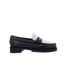 Sebago Dames dan studs loafer /wit