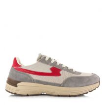 Stepney workers club S.w.c osier s-strike geo-merged grey red lage sneakers unisex