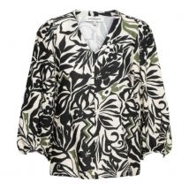 &Co Woman Blouse ayla leaf black multi