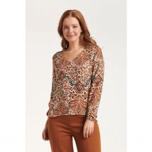 Smashed Lemon 24508 e paisley bedrukte top |